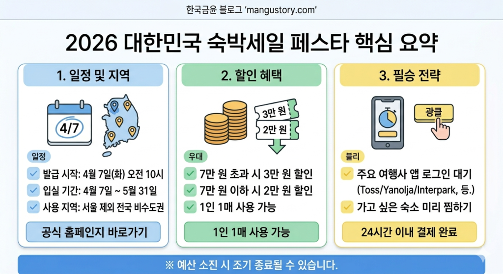 2026 대한민국 숙박세일 페스타 가이드