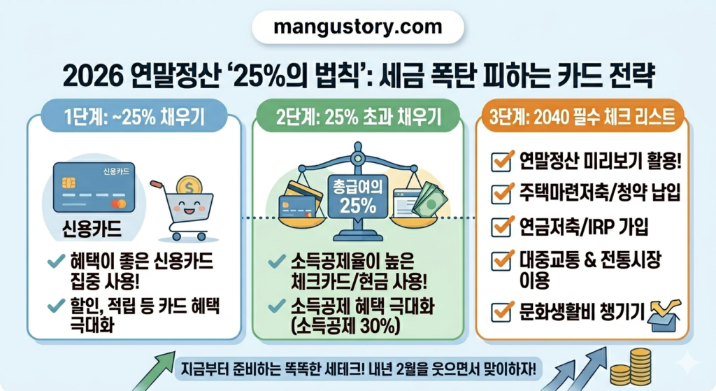 2026 연말정산 대비 세금폭탄 피하기 가이드